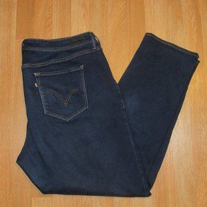 Womens Levi's Black Tab 512 Skinny Jeans / Plus Size 24W